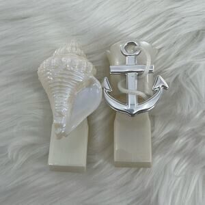 Bath & Body Works Set of 2 Summer/Beach Theme Wallflower Plugs - Anchor/Shell